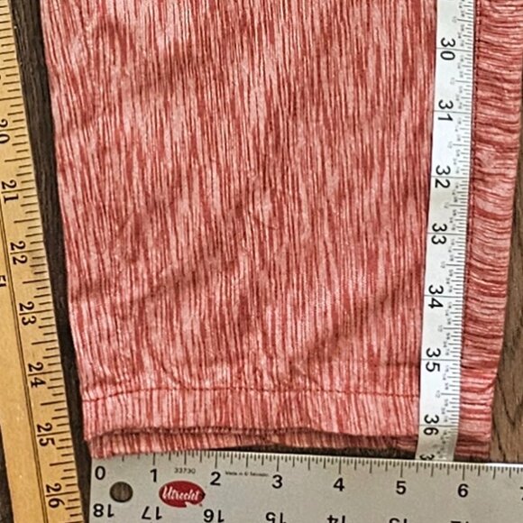 NWT! Anthropologie Longshore 100% Cotton Cropped Pull On Pants S Coral Red - Picture 6 of 10